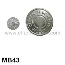 MB43 - "UNITED COLORS OF BENETTON" Metal Button